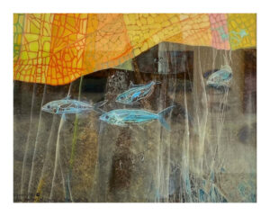 Myriad in the Shallows, Section A-01, Ltd Ed of 240 - Matted Framed - 20" x 16"