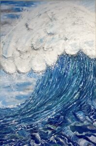 Turmoil – Acrylic on canvas – 24” x 36” - $600