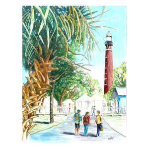 Light House Art Fest 11 - Watercolor - 14" x 18" - $200